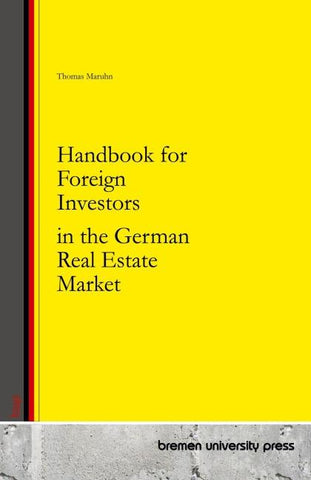 Handbook for Foreign Investors in the German Real Estate Market