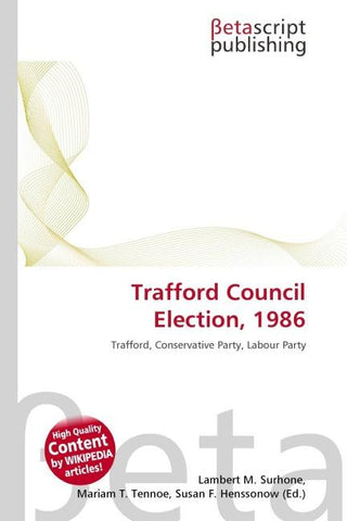 Trafford Council Election, 1986