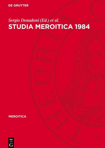 Studia Meroitica 1984