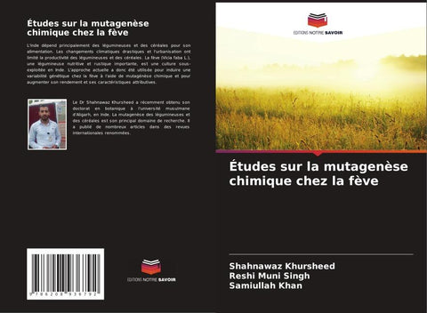 Études sur la mutagenèse chimique chez la fève