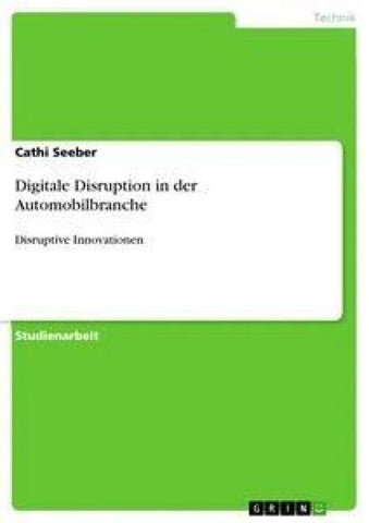 Digitale Disruption in der Automobilbranche