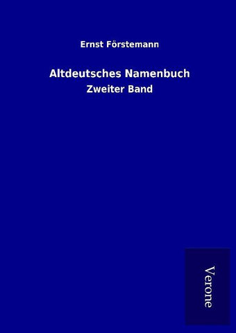 Altdeutsches Namenbuch