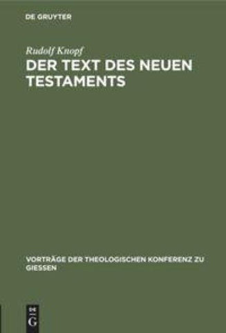 Der Text des Neuen Testaments
