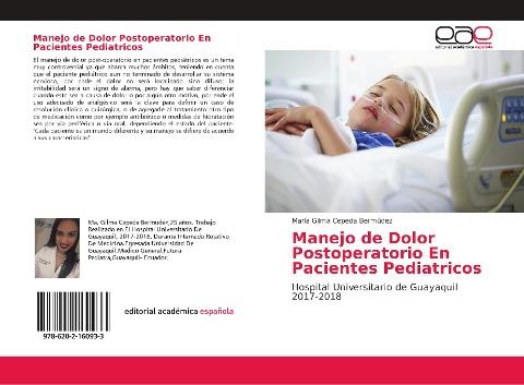 Manejo de Dolor Postoperatorio En Pacientes Pediatricos