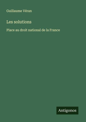 Les solutions