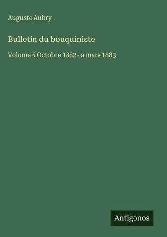 Bulletin du bouquiniste
