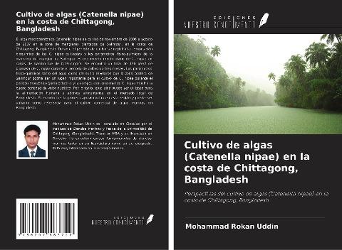 Cultivo de algas (Catenella nipae) en la costa de Chittagong, Bangladesh