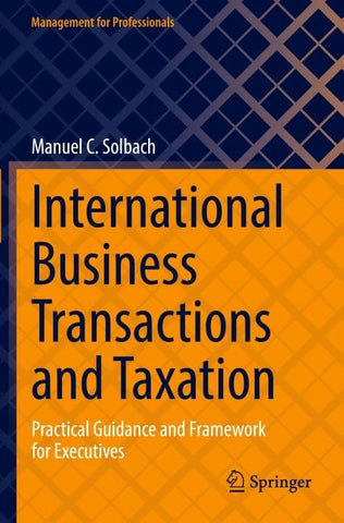International Business Transactions and Taxation