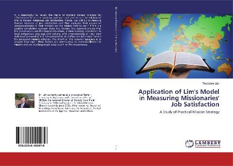 Application of Lim's Model in Measuring Missionaries' Job Satisfaction