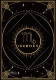Edles Notizbuch Sternzeichen Skorpion | Designed by Alfred Herler