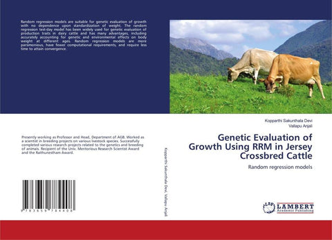 Genetic Evaluation of Growth Using RRM in Jersey Crossbred Cattle