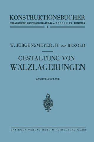 Gestaltung von Wälzlagerungen