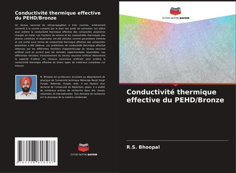 Conductivité thermique effective du PEHD/Bronze