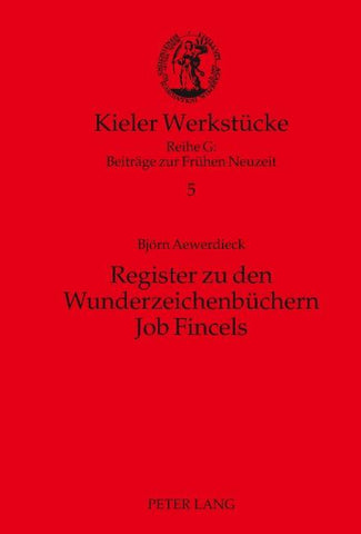 Register zu den Wunderzeichenbuechern Job Fincels