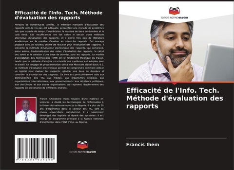Efficacité de l'Info. Tech. Méthode d'évaluation des rapports