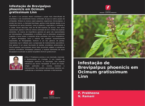 Infestação de Brevipalpus phoenicis em Ocimum gratissimum Linn