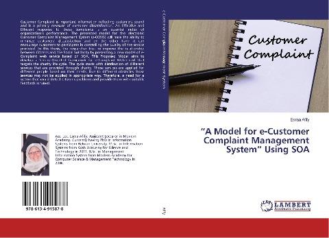 "A Model for e-Customer Complaint Management System" Using SOA