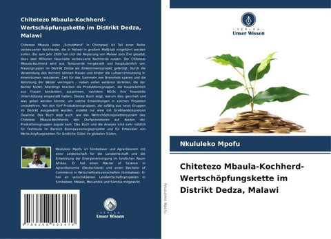 Chitetezo Mbaula-Kochherd-Wertschöpfungskette im Distrikt Dedza, Malawi