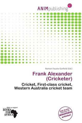 Frank Alexander (Cricketer)