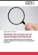 Análisis de errores en el aprendizaje del Español