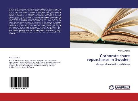 Corporate share repurchases in Sweden