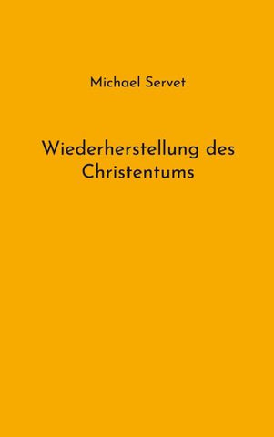 Wiederherstellung des Christentums