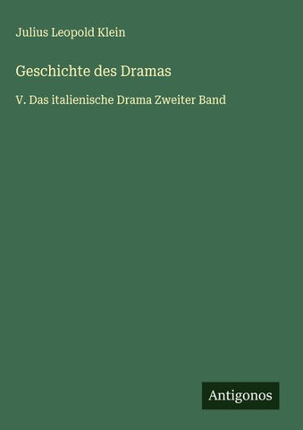 Geschichte des Dramas
