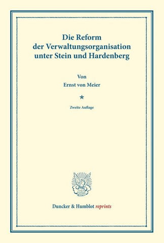 Die Reform der Verwaltungsorganisation