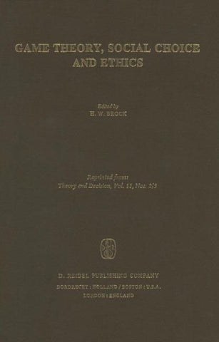 Game Theory, Social Choice and Ethics