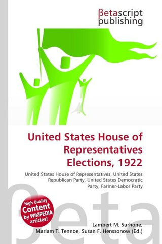 United States House of Representatives Elections, 1922
