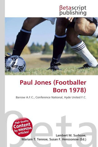 Paul Jones (Footballer Born 1978)