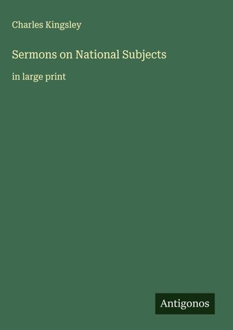Sermons on National Subjects