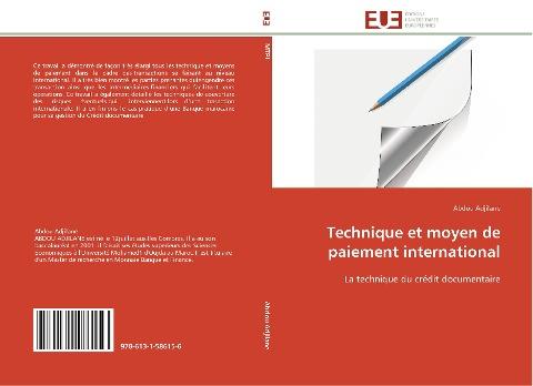 Technique et moyen de paiement international