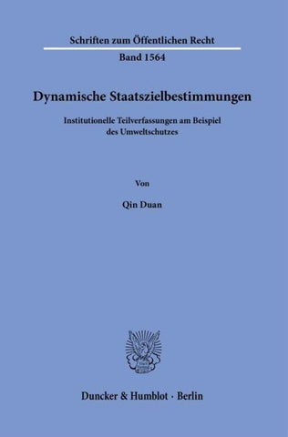 Dynamische Staatszielbestimmungen