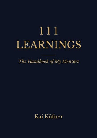111 Learnings