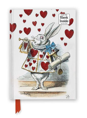 Premium Notizbuch Blank DIN A5: Alice im Wunderland, Weißer Hase