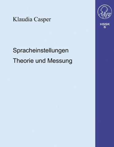 Spracheinstellungen.Theorie und Messung