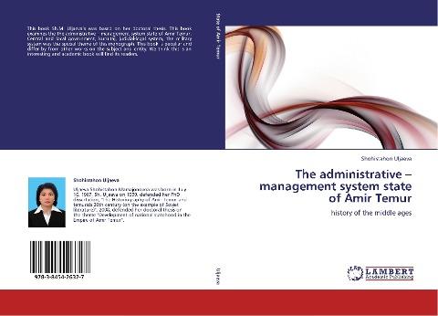 The administrative - management system state of Amir Temur