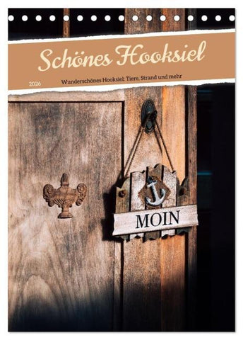 Schönes Hooksiel (Tischkalender 2026 DIN A5 hoch), CALVENDO Monatskalender