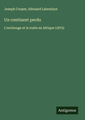 Un continent perdu