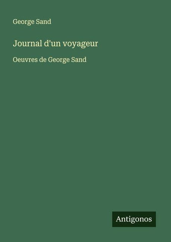 Journal d'un voyageur