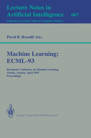 Machine Learning: ECML-93