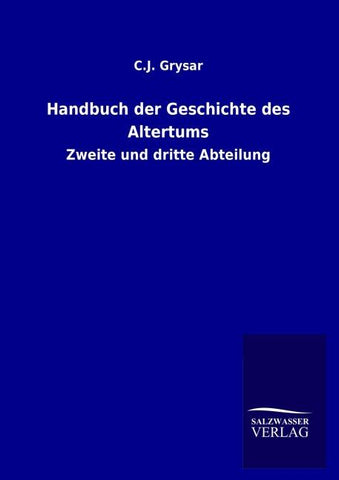 Handbuch der Geschichte des Altertums