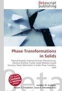 Phase Transformations in Solids