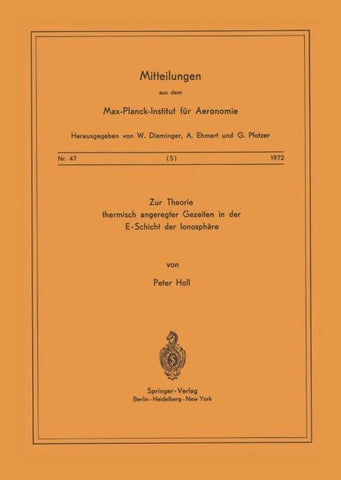 Zur Theorie Thermisch Angeregter Gezeiten in der E-Schicht der Ionosphäre