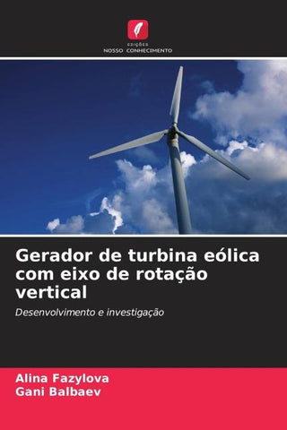 Gerador de turbina eólica com eixo de rotação vertical