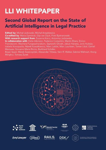 Second Global Report on the Use of Artificial Intelligence in Legal Practice