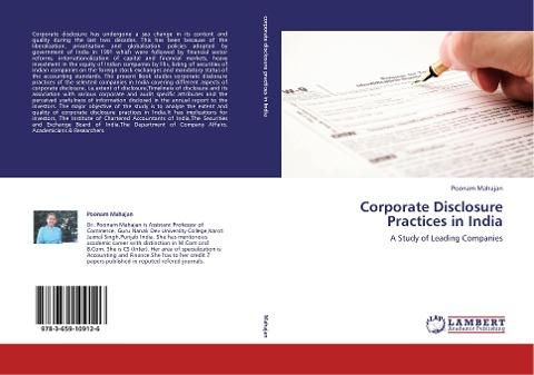 Corporate Disclosure Practices in India