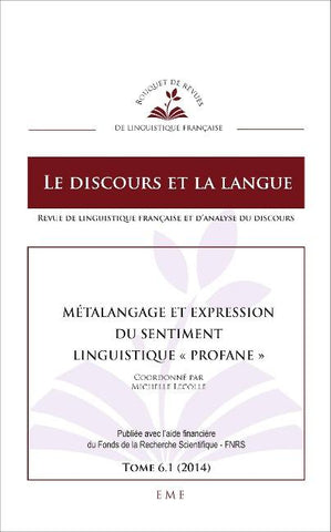 Métalangage et expression du sentiment linguistique "profane"