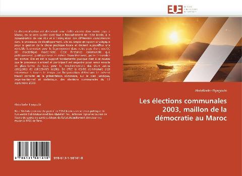 Les élections communales 2003, maillon de la démocratie au Maroc